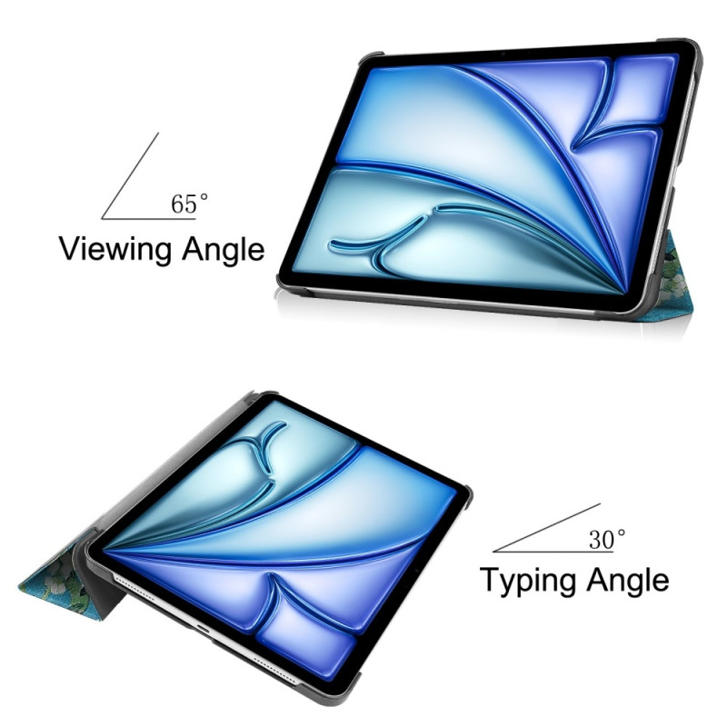 Til iPad Air 11 (2024) Trippeldeksel med smal passform - Blossom