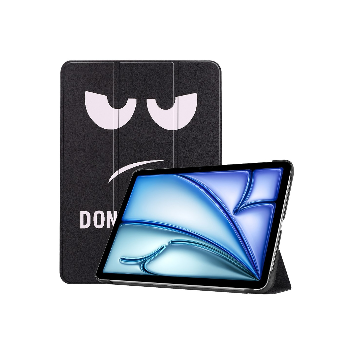 Til iPad Air 11 (2024) Etui Tre - fold Stativ Tablet Cover - Don't