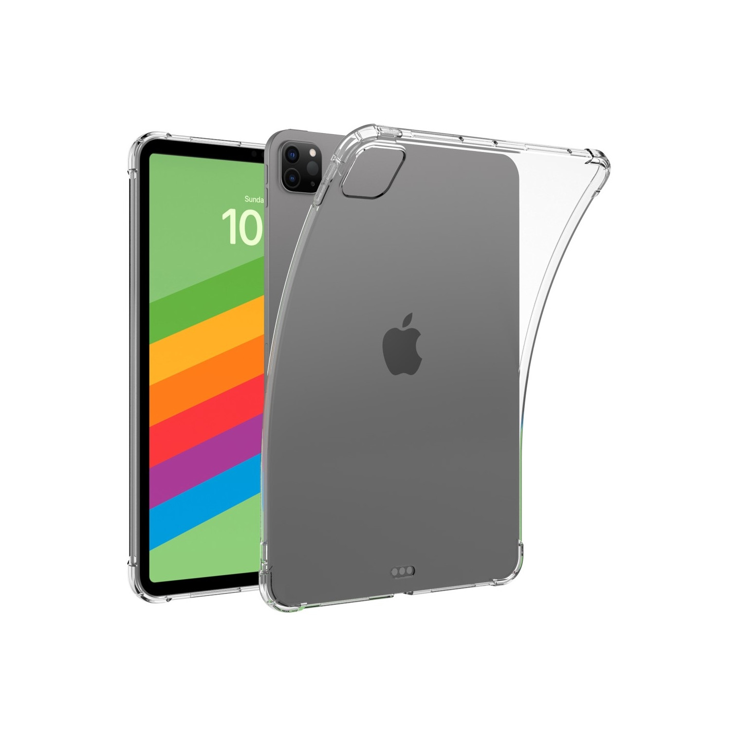 Til iPad Pro 11 (2024) Gjennomsiktig Nettbrettveske TPU Bakdeksel