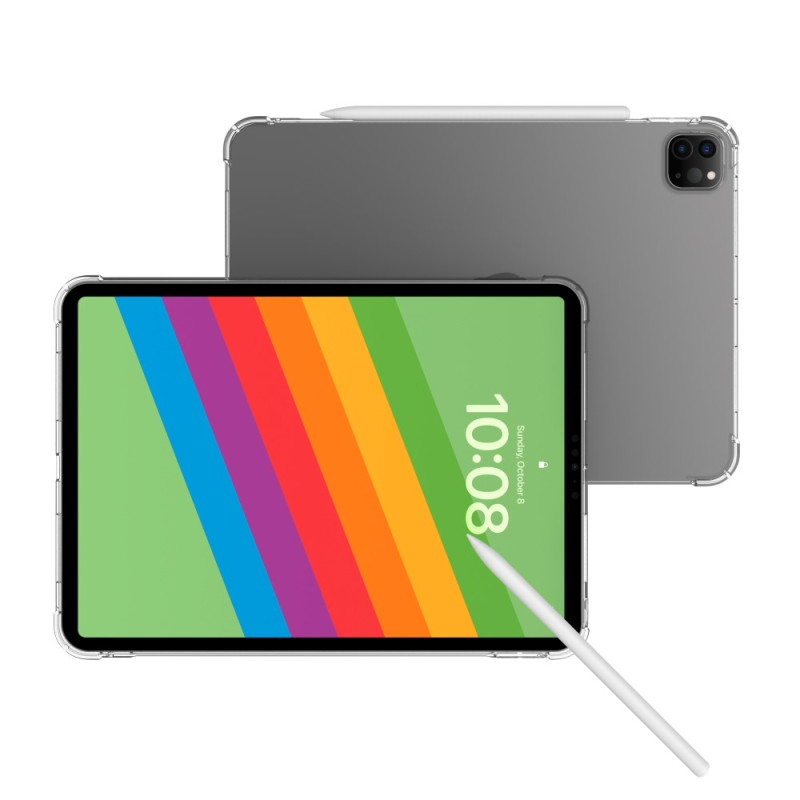 Til iPad Pro 11 (2024) Tablet Etui Fire Drop Beskyttelse TPU Bagside Cover