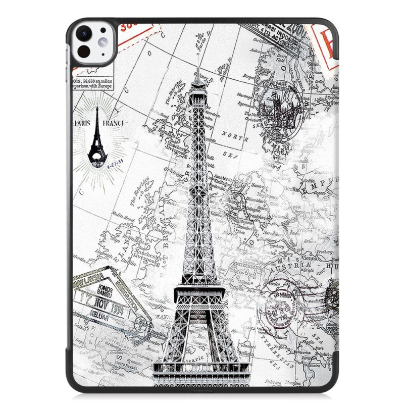 For iPad Pro 11 (2024) Case Tri - fold Stand Tablet Cover - Tower