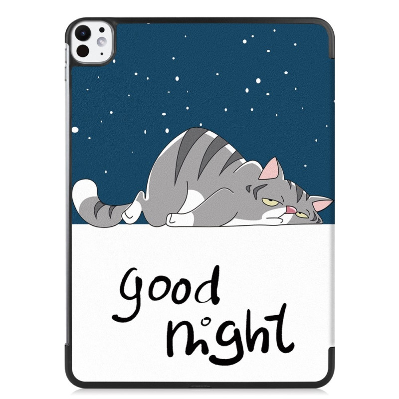 Til iPad Pro 11 (2024) Etui Tre - fold Stativ Tablet Cover - Cat