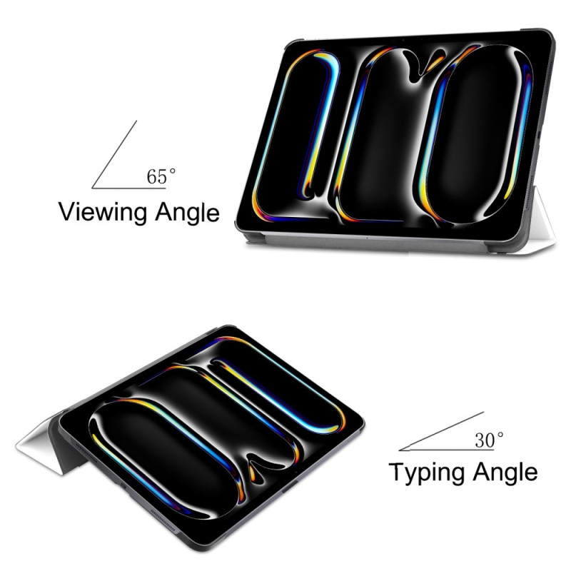 Til iPad Pro 11 (2024) Trifoldbart deksel med smal passform - Katt
