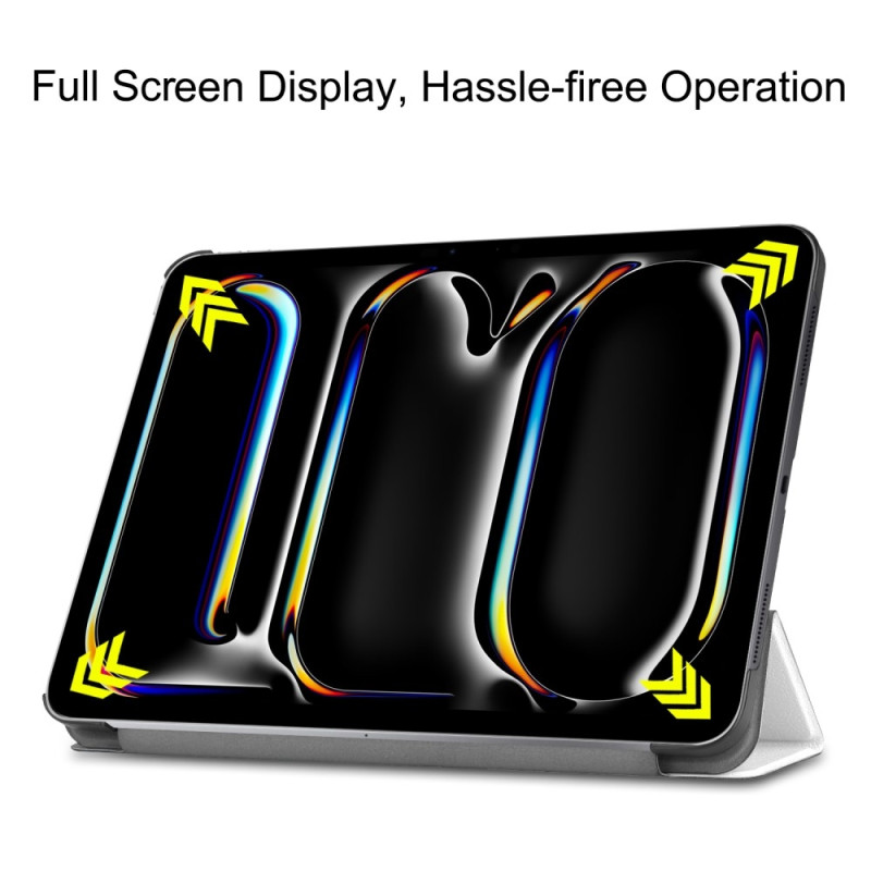 iPad Pro 11 (2024) Kotelo Auto Herää / Nuku Kolminkertainen Taittojalusta Tabletin Suoja - Cat