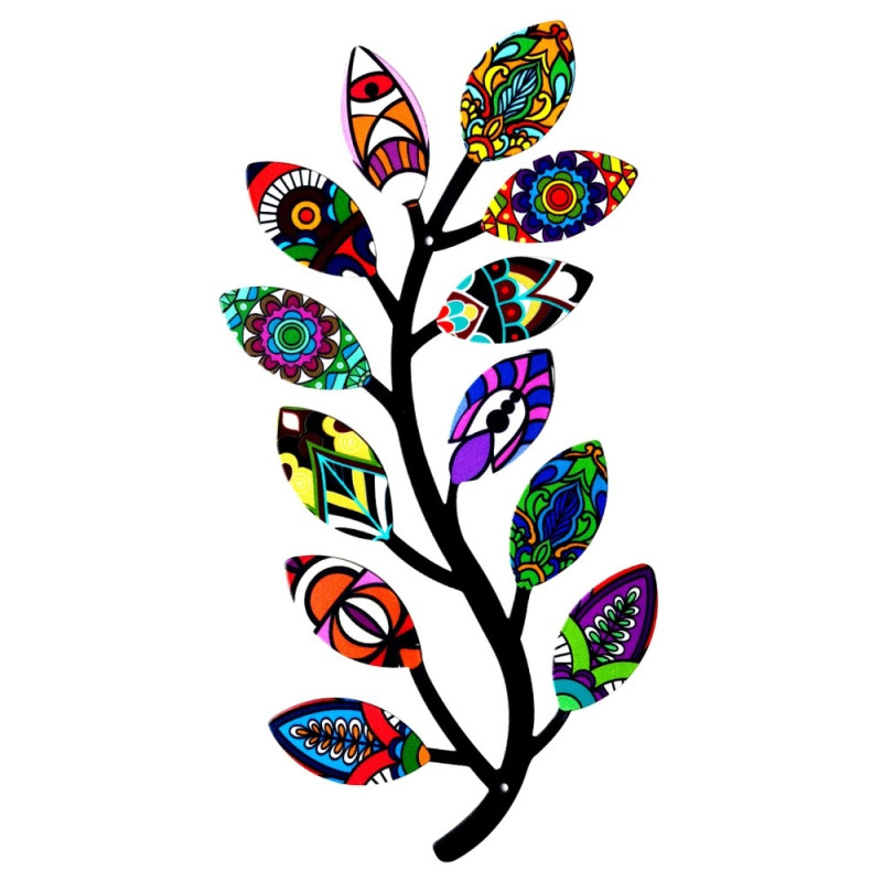 Flower Flowers Wall Decor Garden Ornament 32.5x16.5x0.8cm