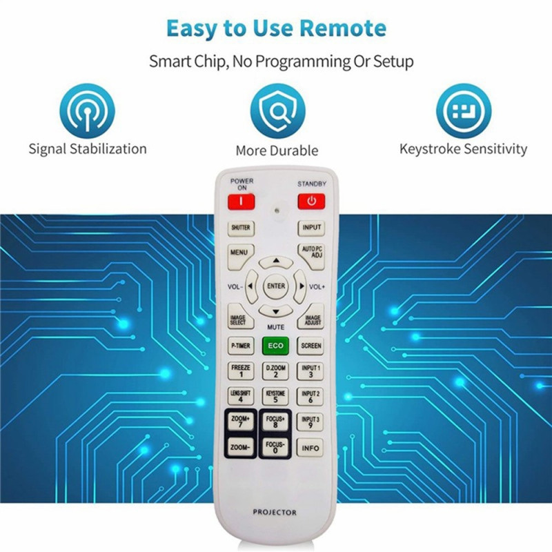 Udskiftning af fjernbetjening N2QAYA000039 til Panasonic projektor