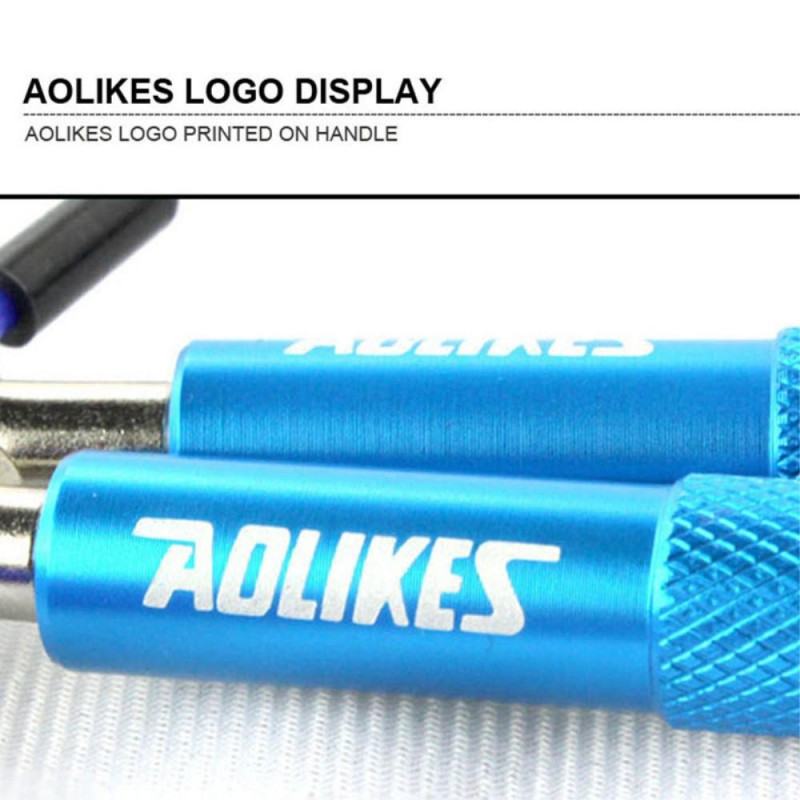 Træningshoppetov Justerbart vægtet hoppetov - Sort