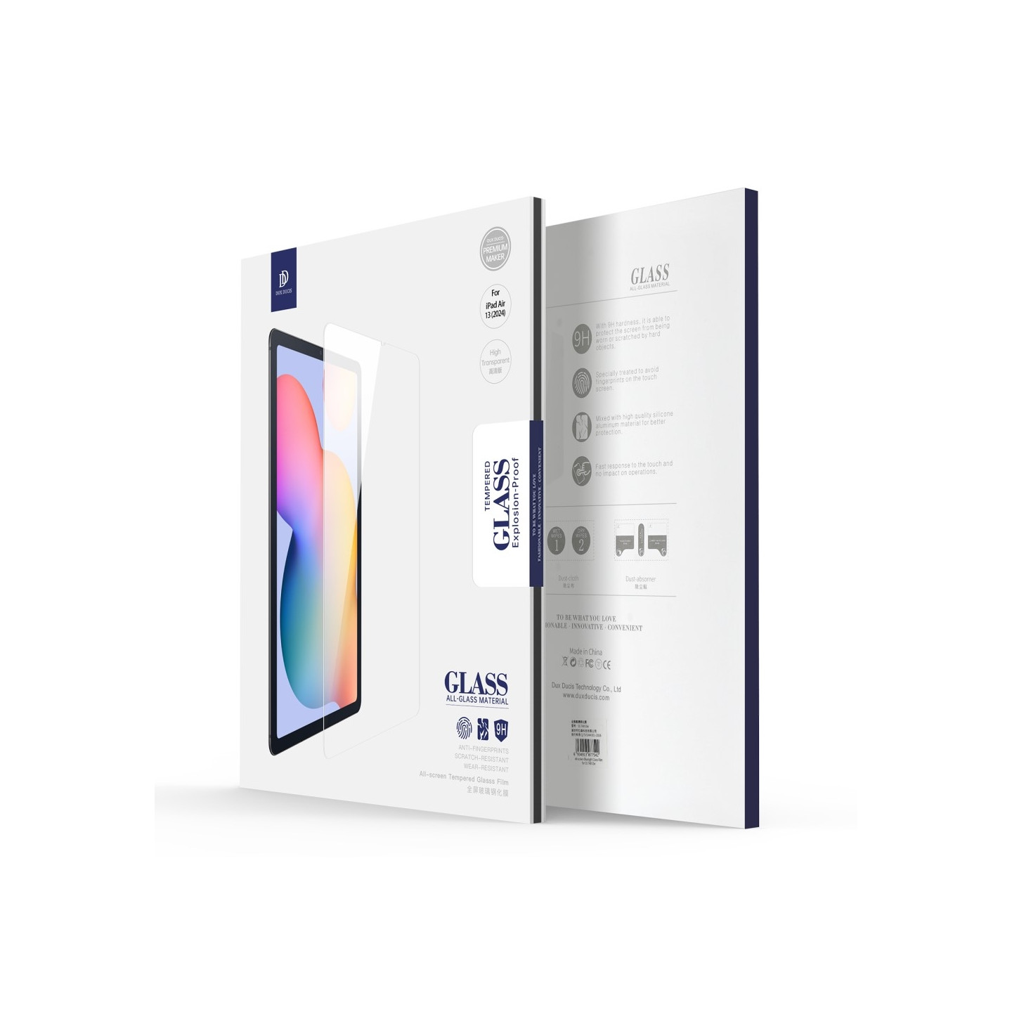 DUX DUCIS For iPad Pro 13 (2024) Screen Protector Touch Sensitive Medium Alumina Glass Film