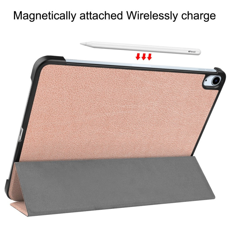 Til iPad Air 11 (2024) Etui Tre - fold Stativ Tablet Cover - RoseGold