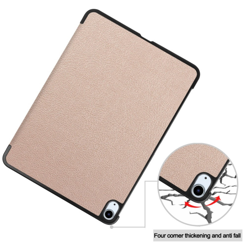 Til iPad Air 11 (2024) Etui Tre - fold Stativ Tablet Cover - Guld