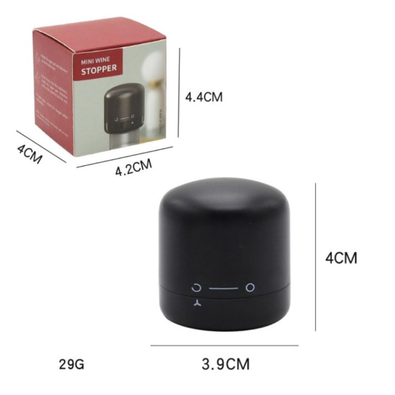 Wine Saver Fresh - Holding Lækagesikker rødvinflaskeforseglingshætteprop