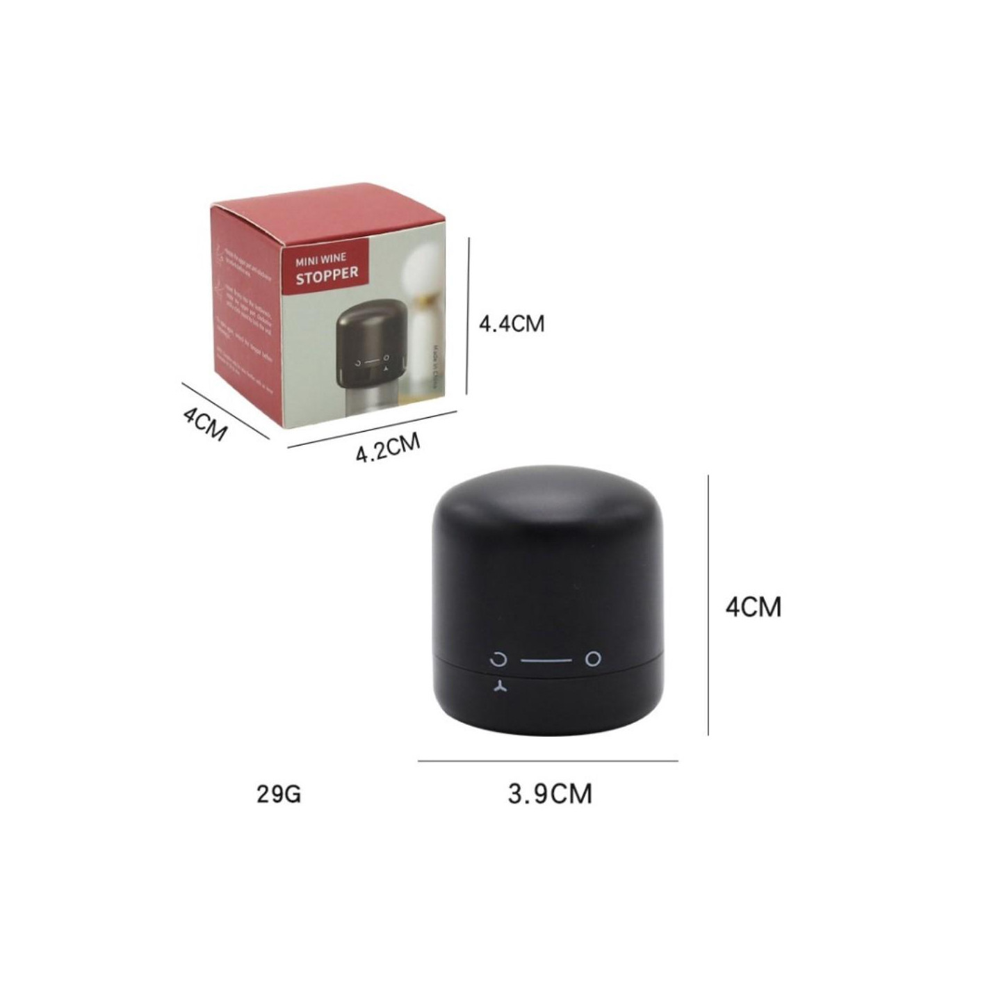 Wine Saver Fresh - Holding Lækagesikker rødvinflaskeforseglingshætteprop