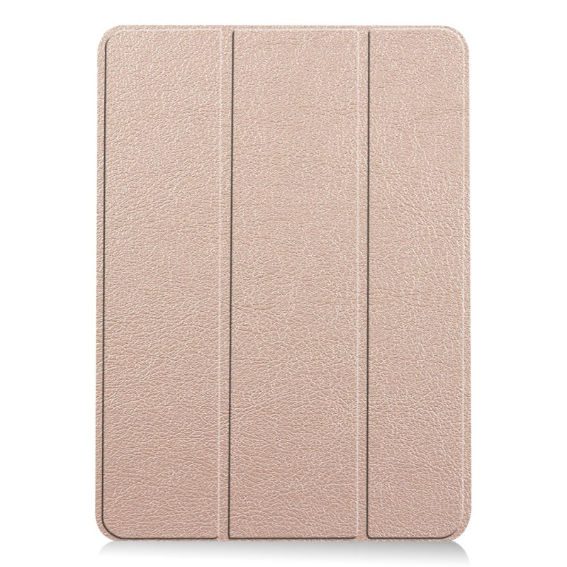 For iPad Air 11 (2024) Case Tri - fold Stand Tablet Cover - Gold
