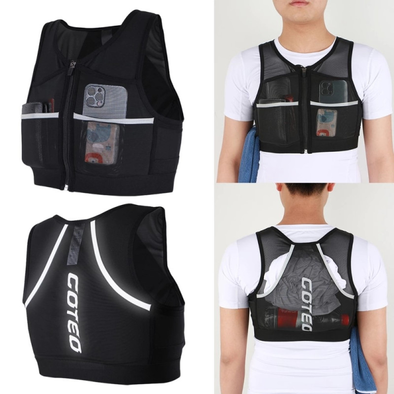 Hydration løbevest Reflekterende cykel løb Marathon - Medium