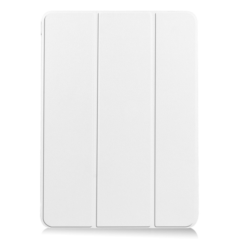 For iPad Air 11 (2024) Case Tri - fold Stand Tablet Cover - White