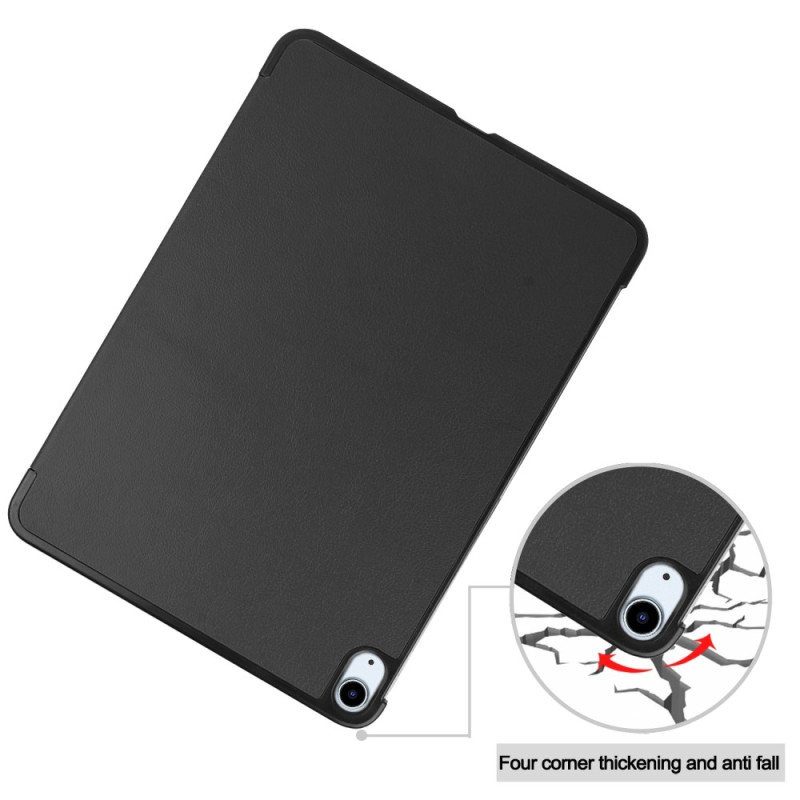 For iPad Air 11 (2024) Case Tri - fold Stand Tablet Cover - Black