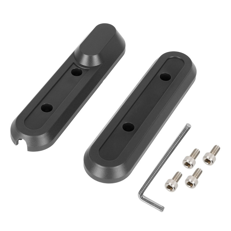 For scooter Xiaomi 4 Pro forhjulsdekorasjonsdeksel+reflektorer