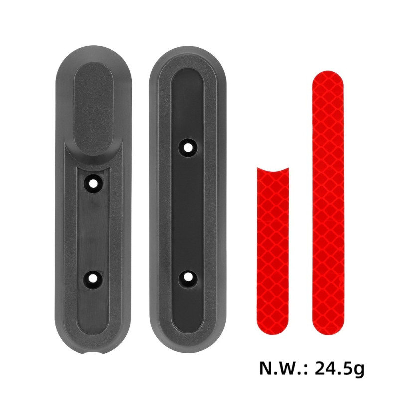 For Scooter Xiaomi 4 Pro Front wheel decoration cover + reflectors