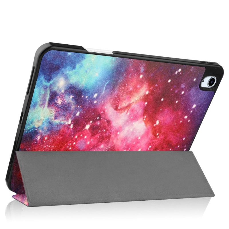 Til iPad Air 11 (2024) Slim Fit Trifoldbart deksel Pennebrett - Galaxy