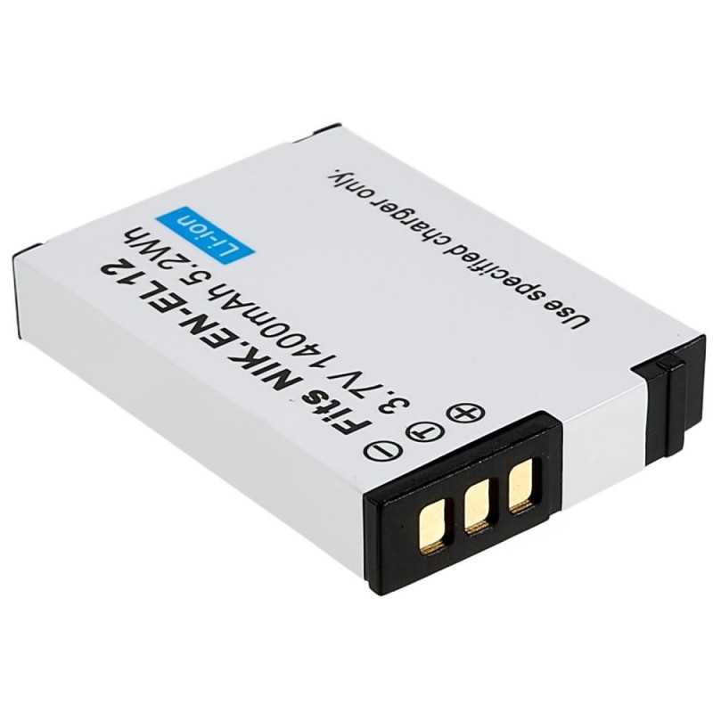 EN - EL12 Batteri til Nikon Coolpix S9700/S9500/S9400/S9300/S9100/S9100/S8200/S610/S620/S630/S8100/P300