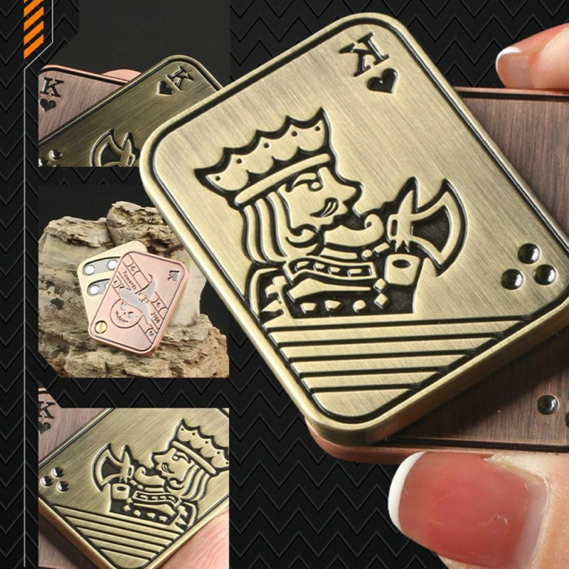 Fidget Spinner stressinpoistomagneettinen sensorinen - Poker Fidget Slider