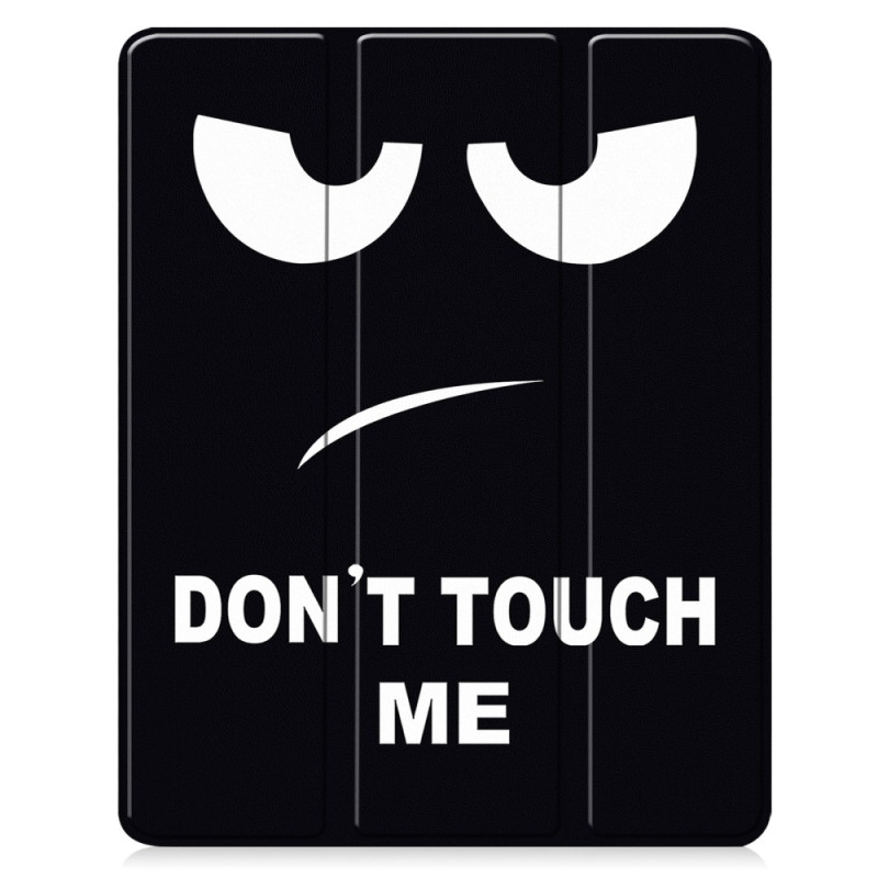 For iPad Air 13 (2024) Case Tri - fold Stand Tablet Cover with Pen Slot - Don't Touch