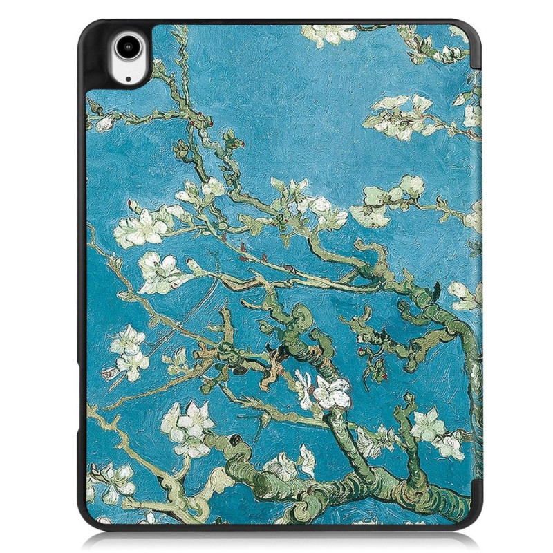iPad Air 13 (2024) Kolminkertainen Teline Tabletin Suojakuori Kynäpidikkeellä - Blossom