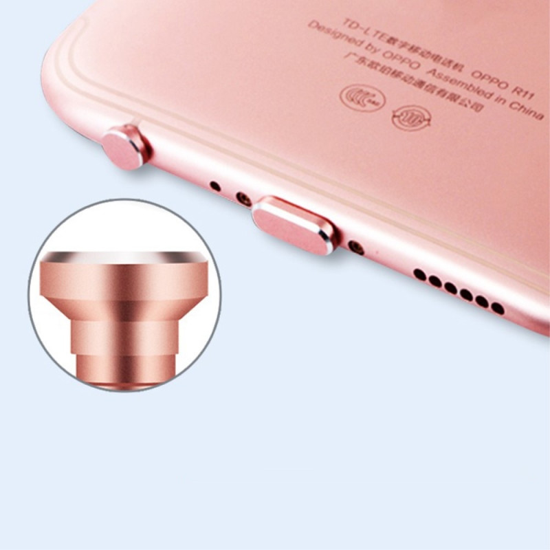 Støvtæt 3,5 mm hovedtelefonstik stik SIM - kort strømstik