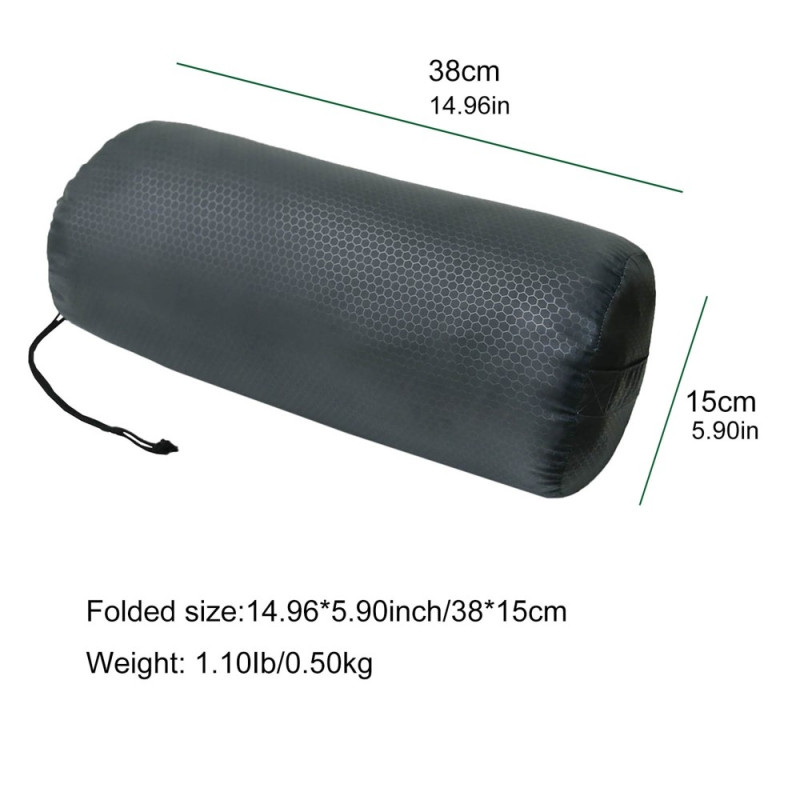 Vanntett sovematte for hunder med oppbevaringspose 80x70cm