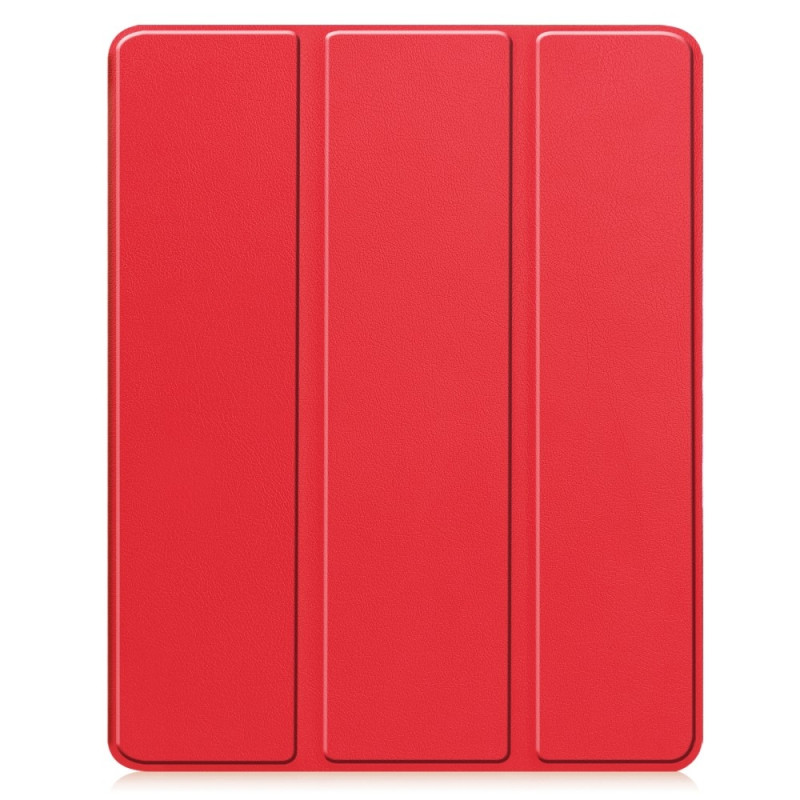 Til iPad Air 13 (2024) Slim Fit Tri - Foldbart Etui Pennebrett - Rød