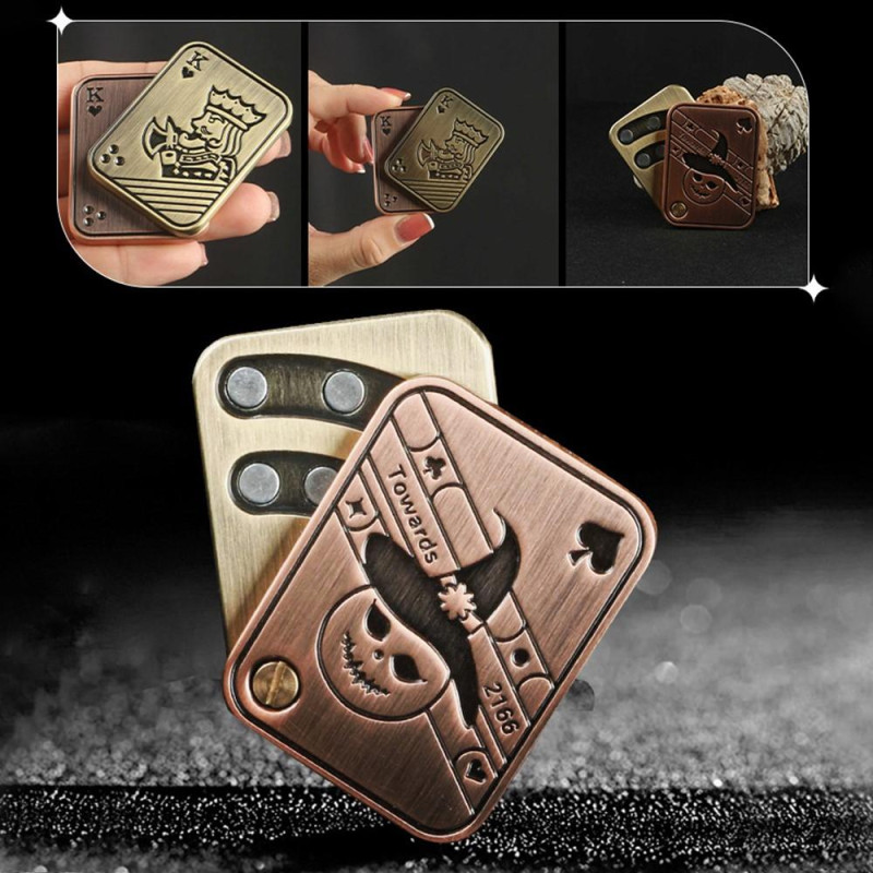 Fidget Spinner Avslapping Stress Magnetisk sensorisk Poker