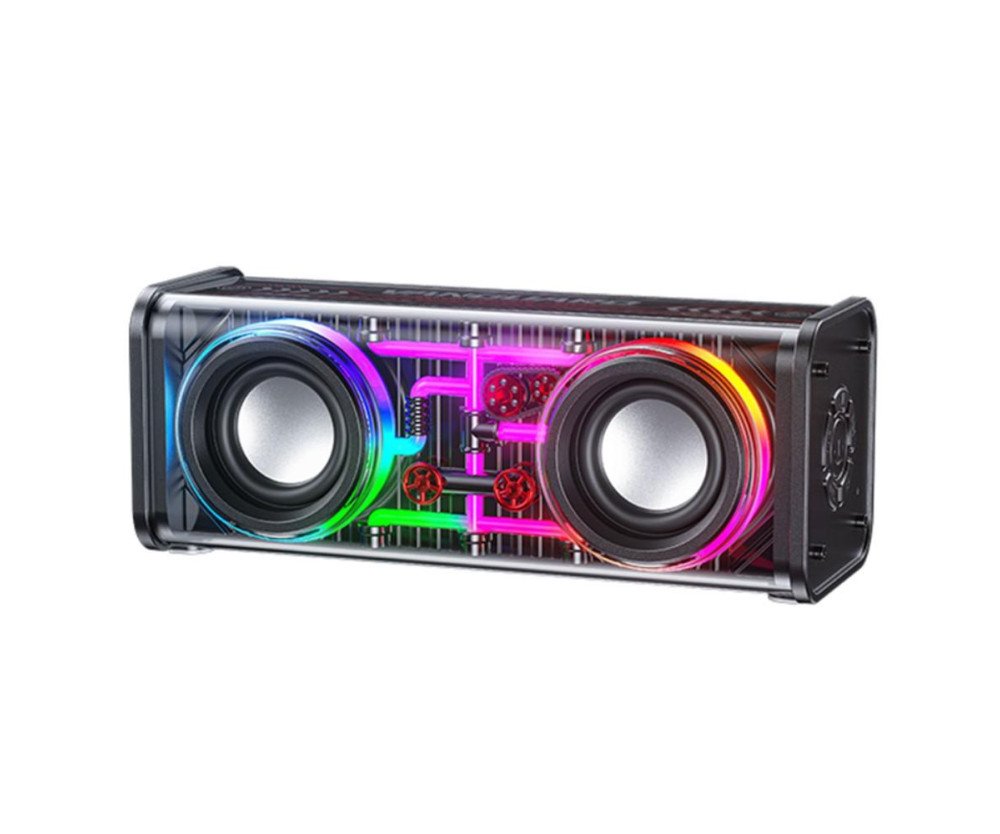 Bluetooth 5.3 Dual Horn RGB Light Trådlös subwoofer Högtalare