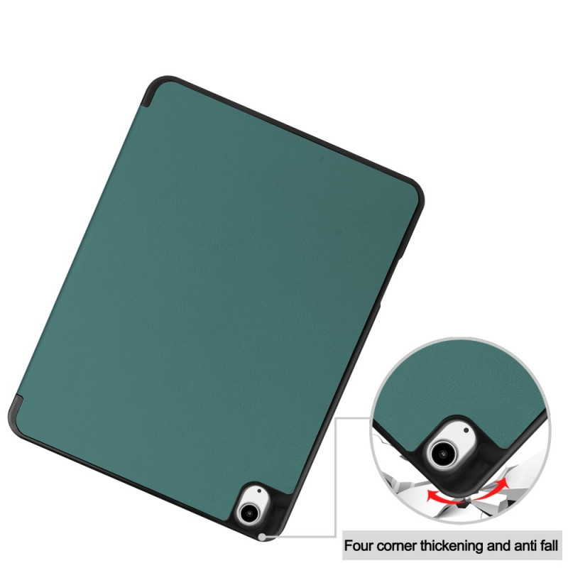 Til iPad Air 13 (2024) Etui Tre - fold Stativ Tablet Cover med Pen Holder