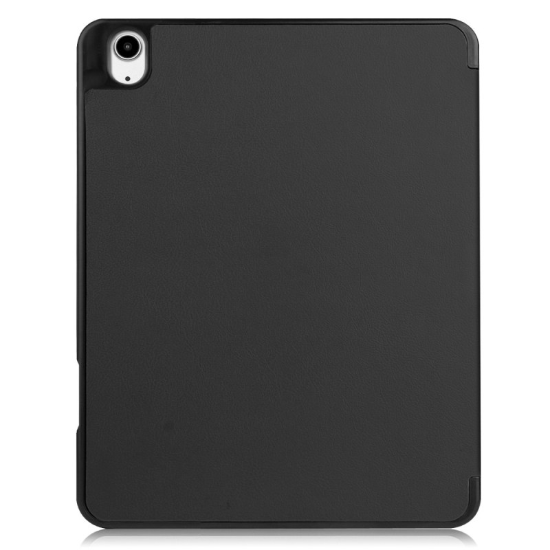 For iPad Air 13 (2024) Case Tri - fold Stand Tablet Cover with Pen Slot - Black
