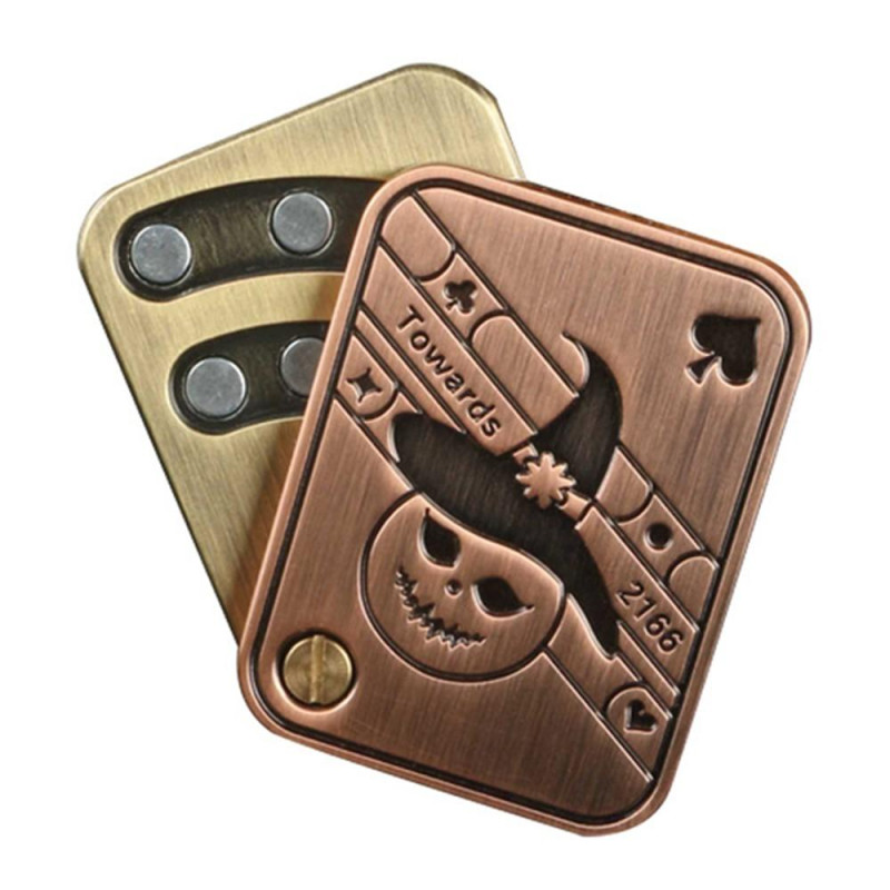 Fidget Spinner Stressaflastning Magnetisk Sensorisk - Poker Fidget Slider