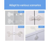 skåp Skåpdörr Låda Baby Säkerhetslås Barn Säkerhetsskydd Lås