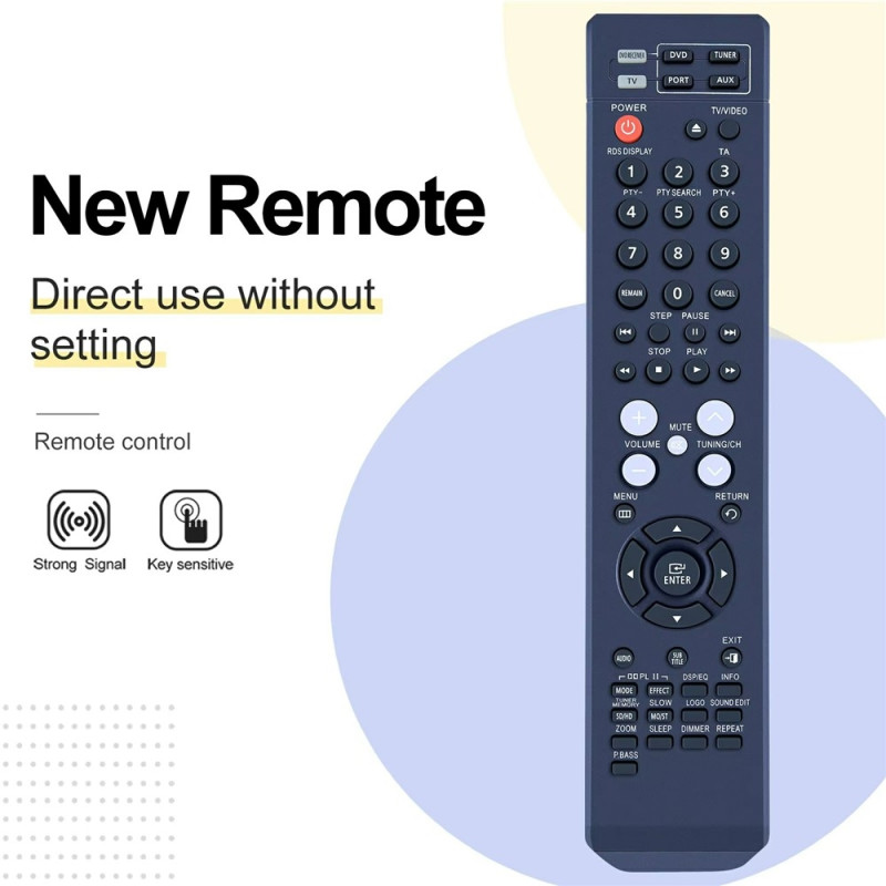 Fjernkontroll Erstatning AH59-01907B / AH59-01907C for Samsung hjemmekino