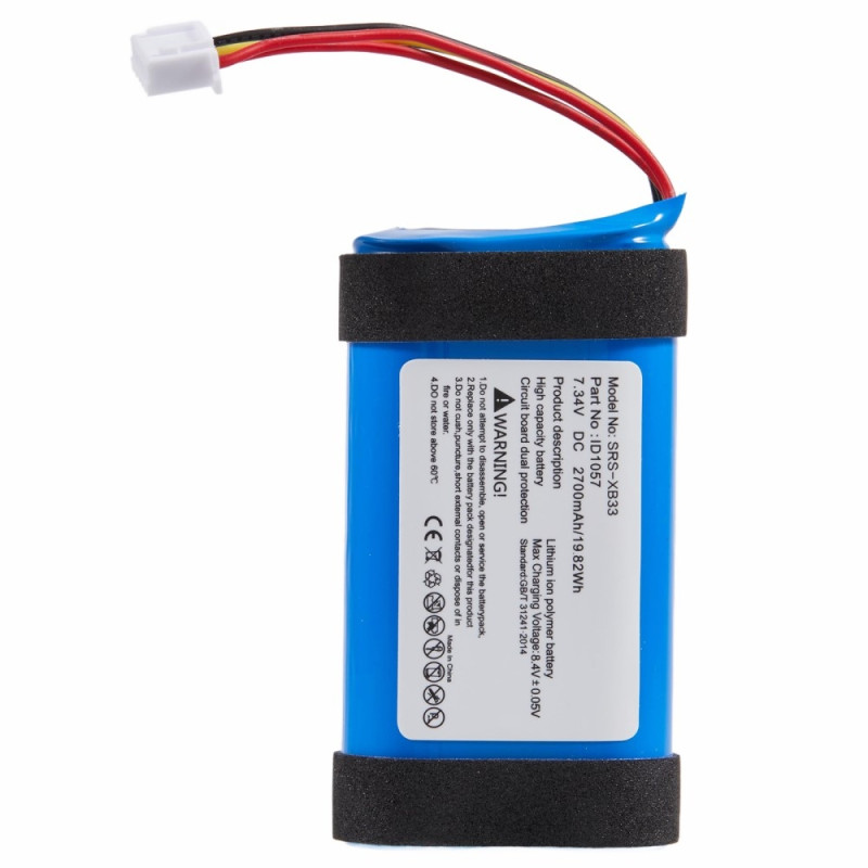 Battery for Sony SRS - XB33 7.34V 2700mAh