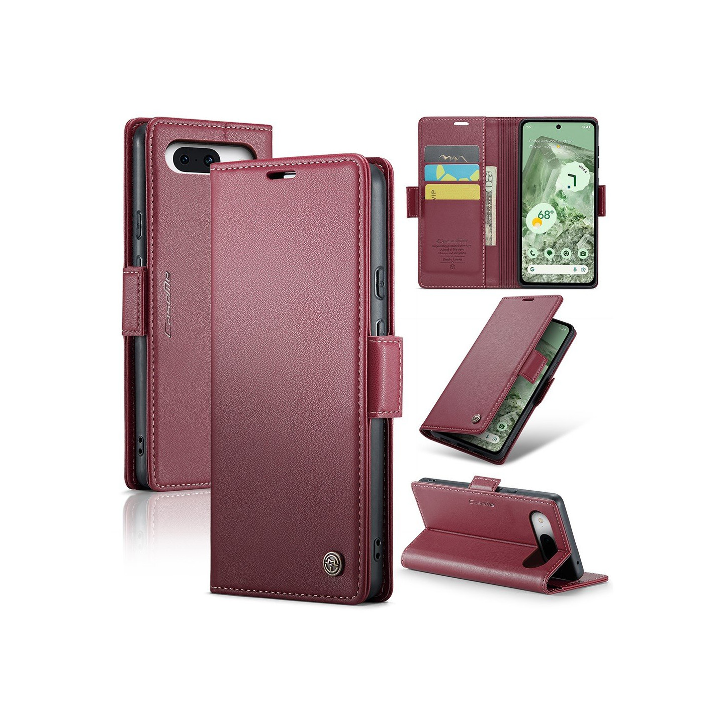 CASEME Retro Wallet Case for Pixel 8a