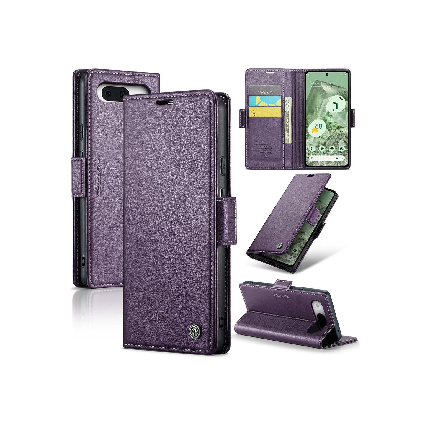 CASEME Retro Wallet Case for Pixel 8a