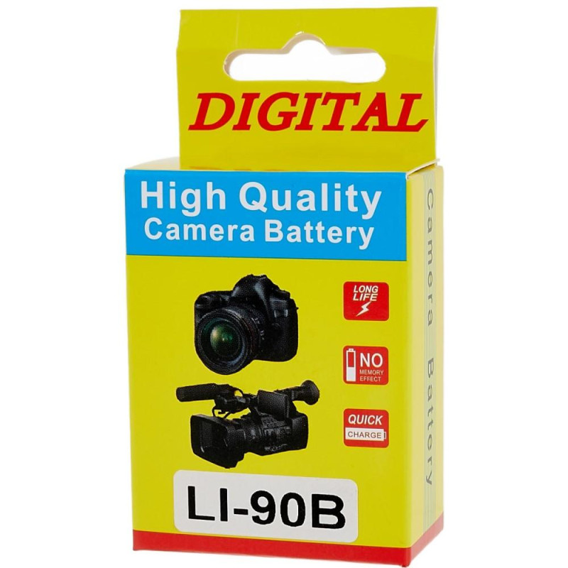 LI - 90B batteri til Olympus SP110/XZ - 2/TG - 4/DB - 110/TG - 5/GRIII/TG1 osv