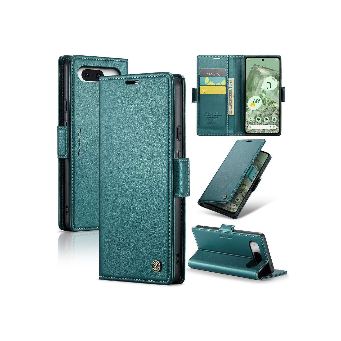 CASEME Retro Wallet Case for Pixel 8a