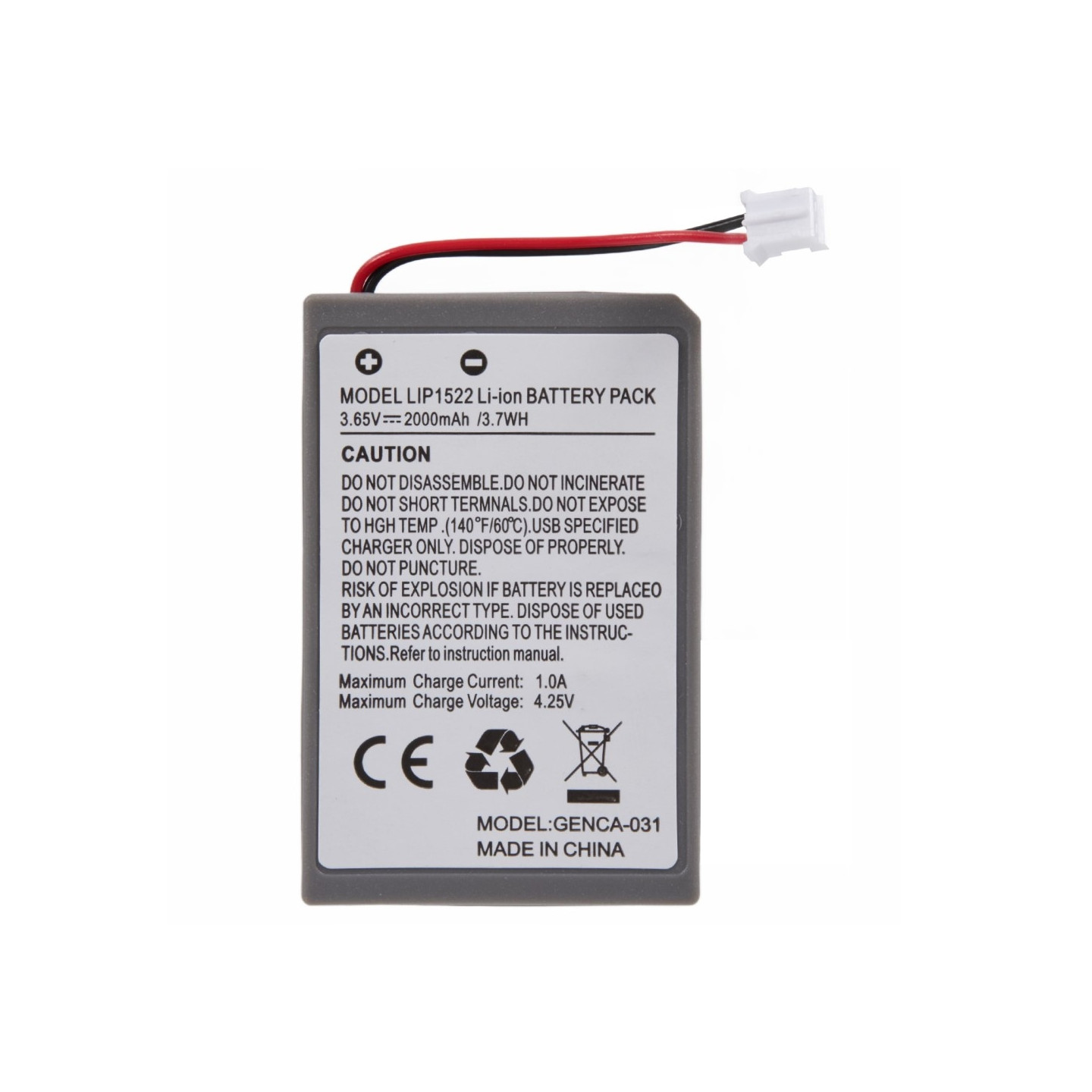 Battery for Sony Playstation 4 Slim / PS4 Slim 3.7V 2000mAh