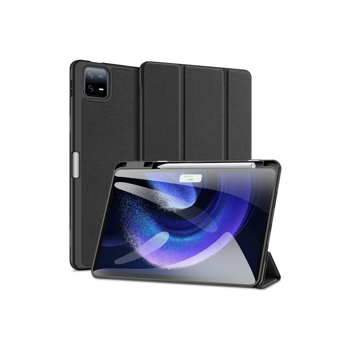 DUX DUCIS Trifoldet stativ til Xiaomi Pad 6/Pad 6 Pro - Sort