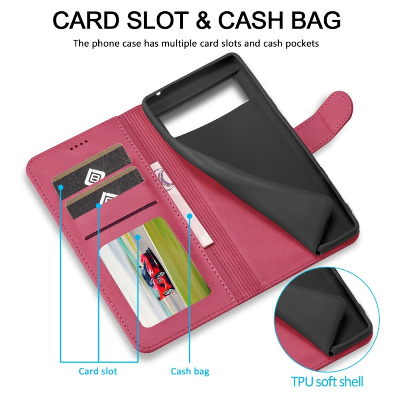 LC.IMEEKE Wallet Stand Etui til Google Pixel 8a