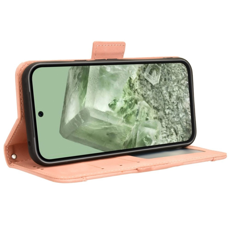 Til Google Pixel 8a Lommebok - deksel med Kortholder - Rosa
