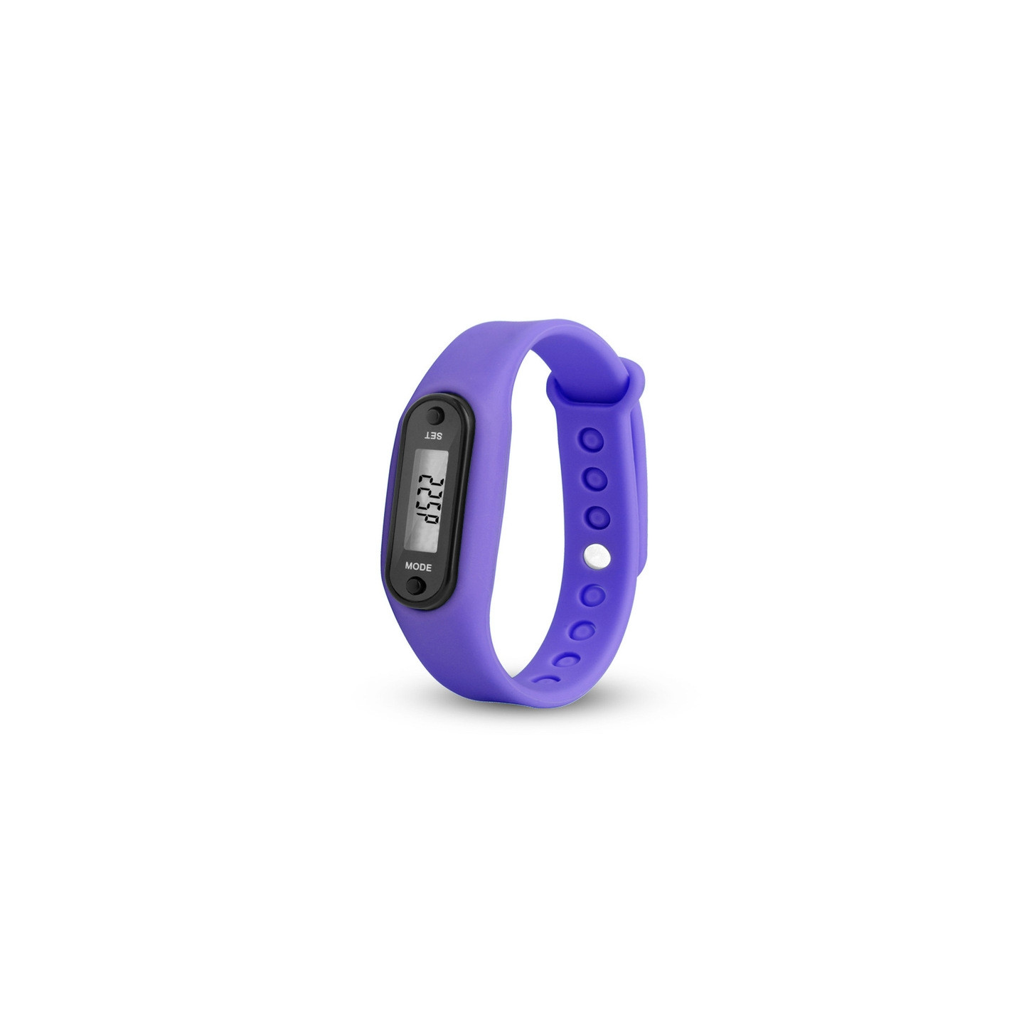 Type B Pedometer Clock Model Comfortable to Wear - Purple
