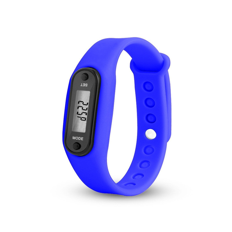 Type B Skridttæller Løbetæller Gåafstand - Blå