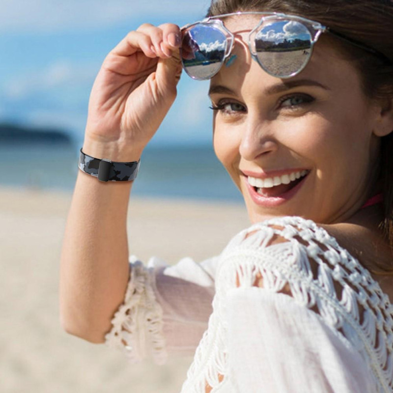 Samsung Galaxy Watch5+4 40 44mm Watch5 Pro 45mm silikonikelloranneke - Camo