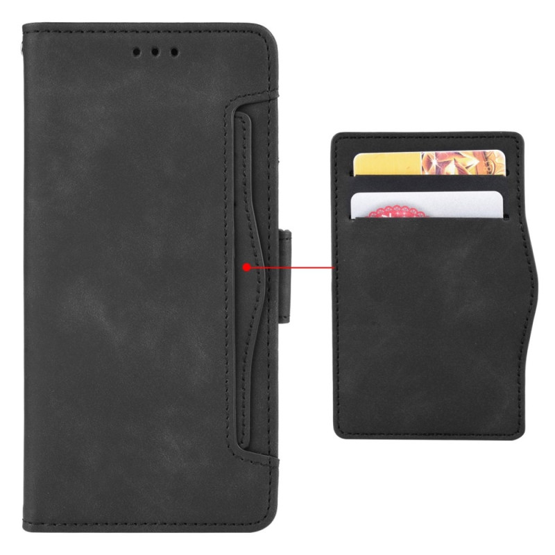 Google Pixel 8a Multiple Card Slots Phone Wallet Case - Black